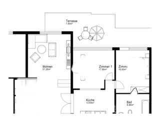 Appartement de vacances Sinzheim Plan d'étage 21