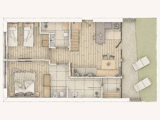Ferienwohnung Natz Grundriss 14