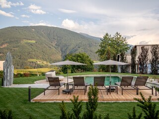 Naturpool mit Panoramablick