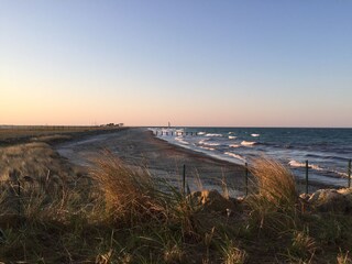 Ausblick von der Nordterrasse auf das Naturschutzgebiet