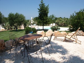 Pool with surroundings