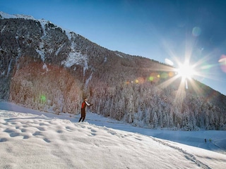 Langlaufen auf dem Sonnenplateu Niederthai