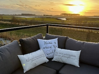 die Umgebung, so dass man die Seele baumeln lassen kann