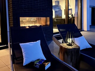 Romantisch wird es am Abend vor dem Gaskamin