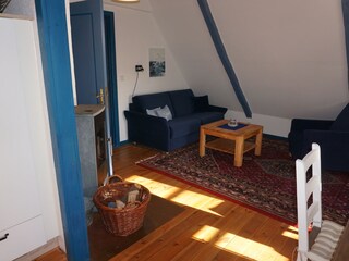 Wohnbereich mit Kamin