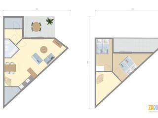 Vakantiehuis Brouwershaven Grondplan 22