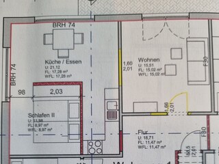 Vakantieappartement Burhave Grondplan 30