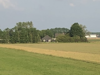 Blick auf den Unterkunft