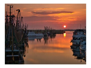 Sonnenuntergang in Greetsiel