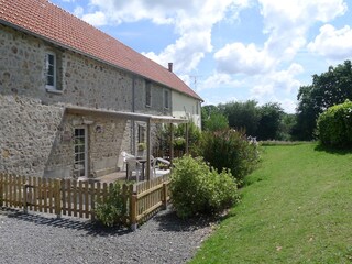 enclosed garden area