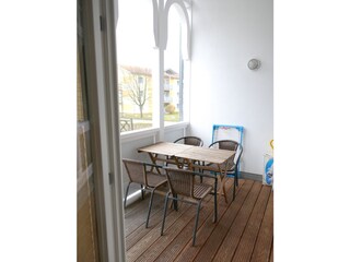 Loggia mit Ausgang zur Terrasse