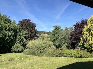 Blick von Terrasse nach Westen
