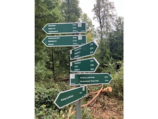 viele Wanderwege in unmittelbarer Nachbarschaft