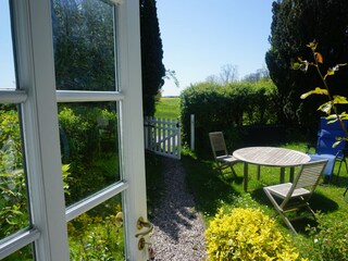 Aussicht in den Garten