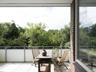 der große Balkon lässt keine Wünsche offen