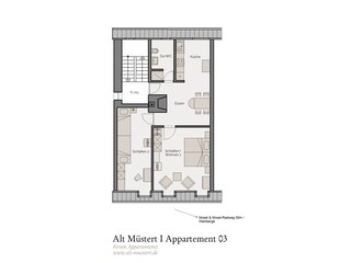 Appartement 03 - Grundriss