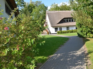 Sicht auf Fewo Boddenkieker