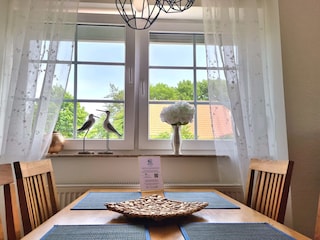 Schöner, heller Essplatz für 4 Personen