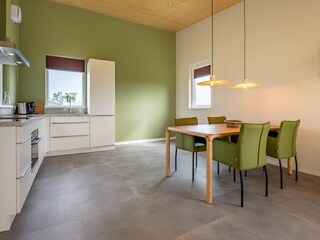Kitchen and dining area