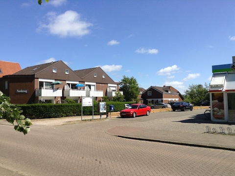 Ferienwohnung Terrassen-Fewo mit Parkplatz-Nr. 1 im Haus Norderoog