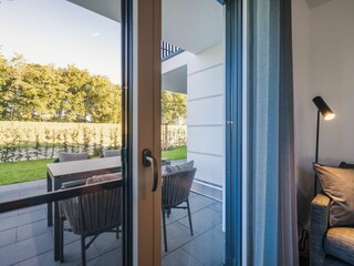 Blick auf die Terrasse