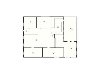 Casa de vacaciones Falkvik Plano de planta 12