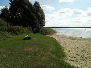 Badestrand am Fleesensee