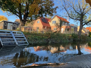 Foto von der Barkassenfahrt mit der Elli aus Horneburg
