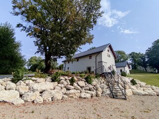 Outside