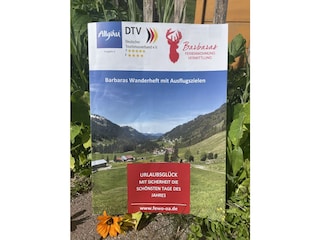 Bei der Anreise kostenfrei das Barbaras Wandertippheft
