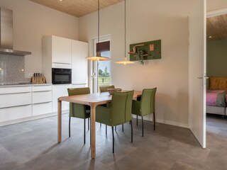 Kitchen and dining area
