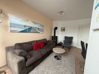 Wohnbereich mit Kamin