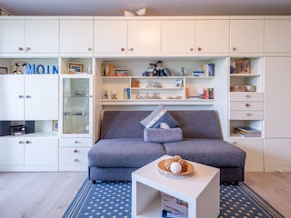 Wohnbereich mit Schlafsofa