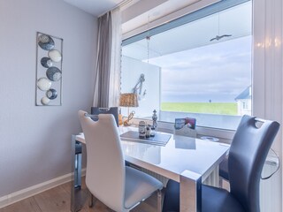 Essplatz mit Meerblick