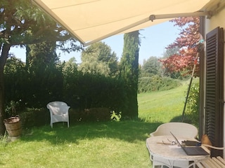 Sitzecke im Garten