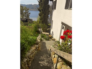Hausansicht Treppe