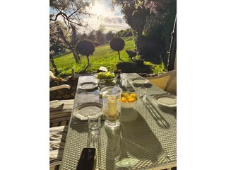 Westterrasse Blick Naturschutzgebiet