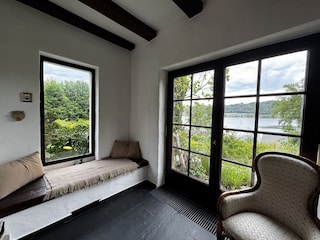 Leseecke im Wohnzimmer
