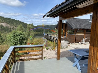 Blick auf den kleineren See