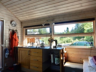 Küchenzeile im Gästehaus