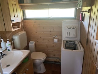 Haupthaus mit Waschmaschine