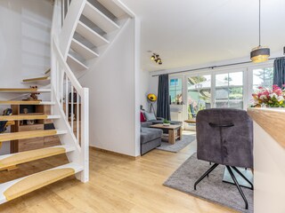 Treppe zum oberen Bereich