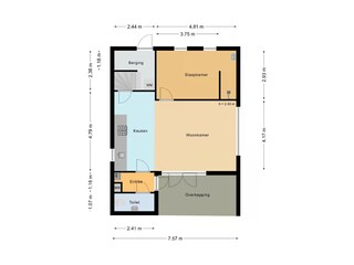 Vakantiehuis Julianadorp Grondplan 34