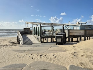 Strandpavillon Zee van tijd