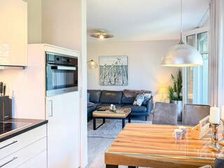 Küche und Essbereich