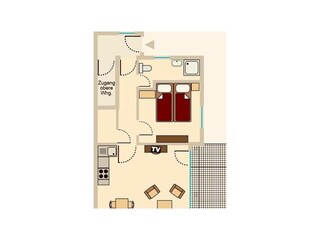 Ferienwohnung Born an der Darß Grundriss 23