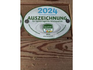 Beste Milchqualität seit 2010