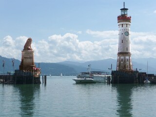Einfahrt in den Lindauer Hafen