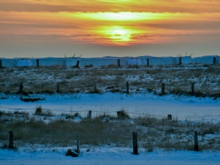 Perlebucht im Schnee