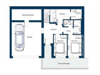 Parco vacanze Neukirchen am Großvenediger Pianta del piano 54